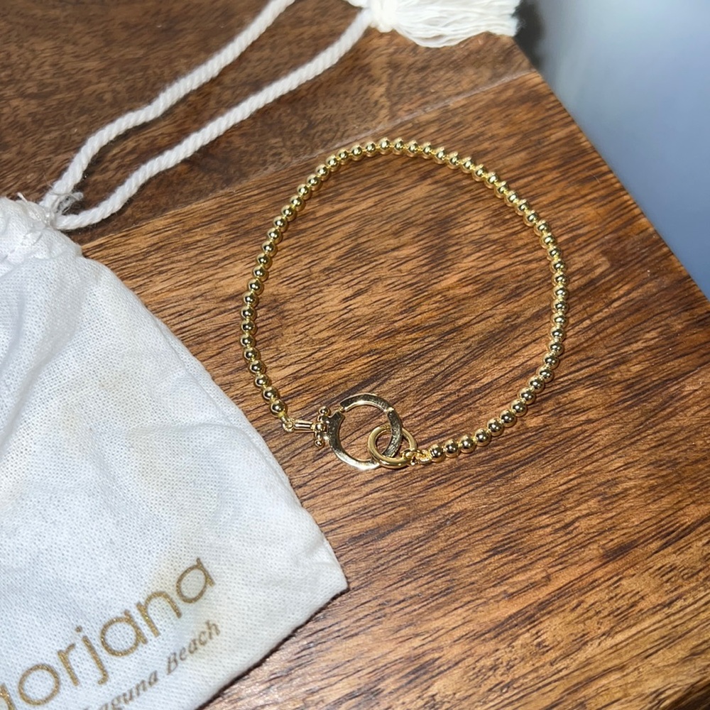 Gorjana gold parker bracelet